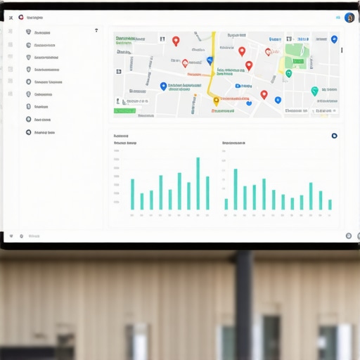 Dashboard showing local SEO metrics for Saint Paul business