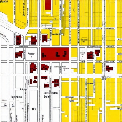 Map of Saint Paul neighborhoods highlighting business locations for local SEO
