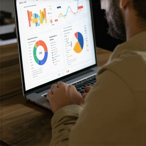 Business owner analyzing local SEO performance for Saint Paul business