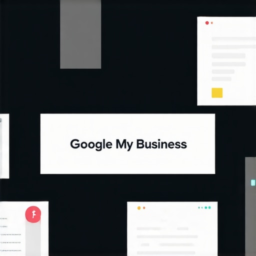 Infographic illustrating steps to improve Google My Business and local search rankings in Saint Paul, Minnesota.