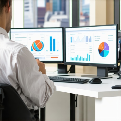 SEO professional reviewing analytics dashboards for Saint Paul businesses