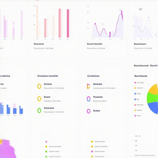 Screenshot of SEO analytics dashboard with performance metrics