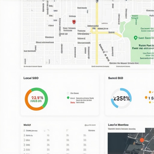 A digital dashboard showcasing local SEO performance metrics for Saint Paul businesses.