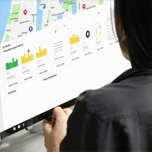 Managing Local SEO Tools for Saint Paul Person analyzing local SEO data on computer in an office