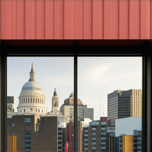 Exterior view of a Saint Paul storefront in bright daylight