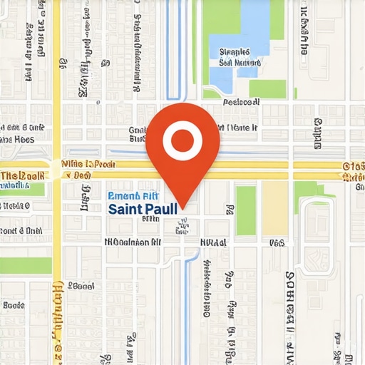 Getting your Saint Paul map pin to show up in suburbs where you don't have an office