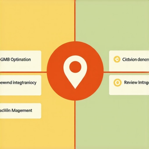 Infographic illustrating key local SEO strategies for Saint Paul businesses.